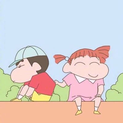 超萌好玩的蜡笔小新头像帅气男生头像阳光帅气不露头图片