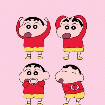 超萌好玩的蜡笔小新头像帅气男生头像阳光帅气不露头图片