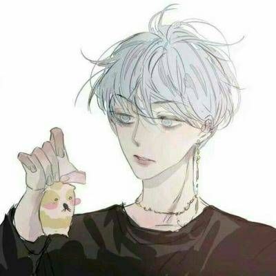 qq伤感头像男生头像可爱呆萌小孩动漫 男孩憨憨有宠物图片