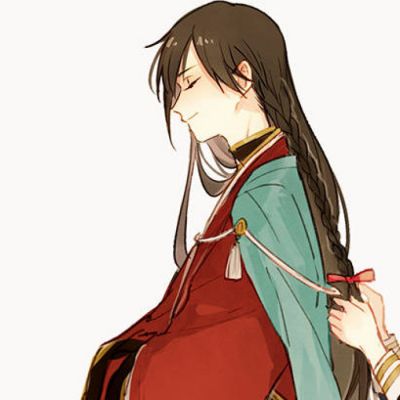 帅气卡通男生拿玫瑰花qq头像图片