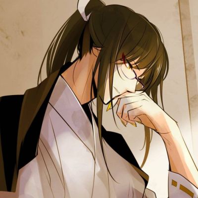 帅气卡通男生拿玫瑰花qq头像图片
