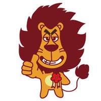 可爱的小狮子的唯美好看头像图片卡通的图片