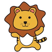 可爱的小狮子的唯美好看头像图片卡通的图片