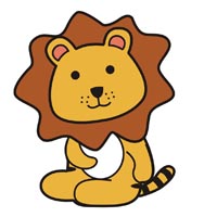 可爱的小狮子的唯美好看头像图片卡通的图片