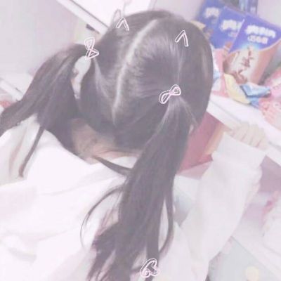 女生头像森系手绘简约图片