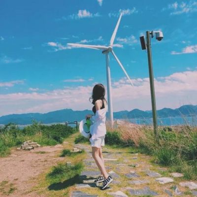 圆形头像女生边框素材图片