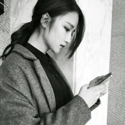 qq头像女生唯美侧颜图片