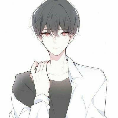 二次元简约黑白头像为什么女生会冷漠男生头像图片