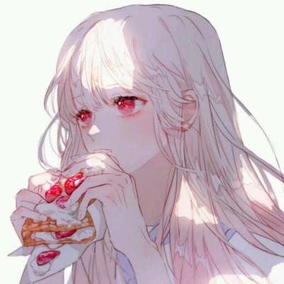 抱兔子的高清女生头像图片