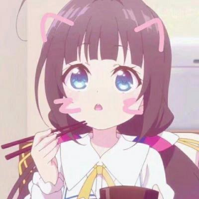 抱兔子的高清女生头像图片