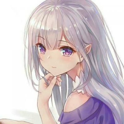 抱兔子的高清女生头像图片