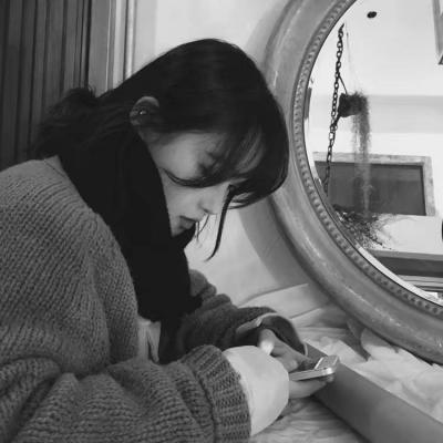 气质女生侧脸背影头像图片
