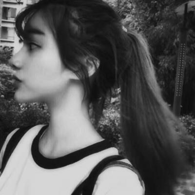 气质女生侧脸背影头像图片