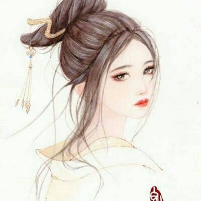 卡通优雅女生头像图片图片