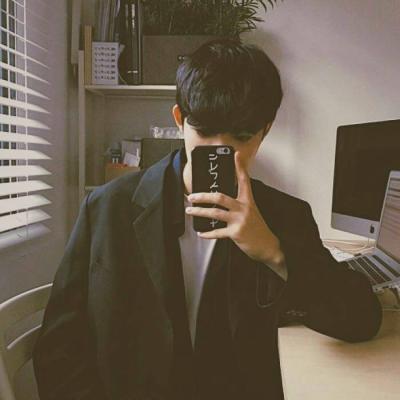 超拽帅气手机控锡纸烫发型图片卡通男生头像冷酷帅气图片