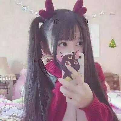 qq头像女生穿牛仔外套图片