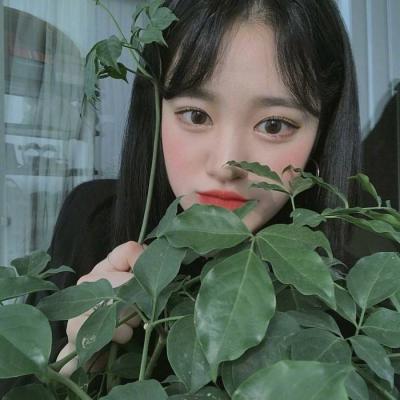 透明键盘女生头像大全图片