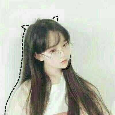 短发侧面图片女生头像图片