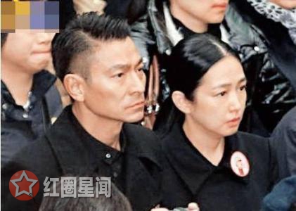 刘德华朱丽倩差几岁 刘德华痊愈出院朱丽倩容颜憔悴图片