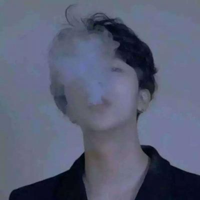 最新颓废头像男生伤感图片