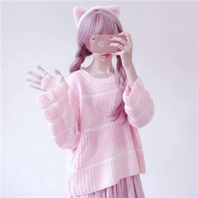 qq女生头像带字双影图片