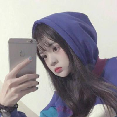 qq女生头像带字双影图片