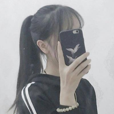 qq女生头像带字双影图片