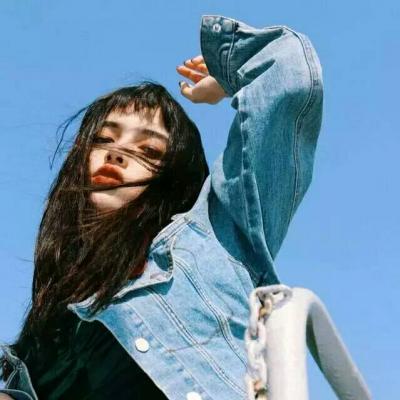 个性网女生带白边头像图片