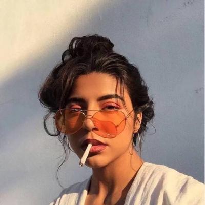 qq头像女生染发彩色图片