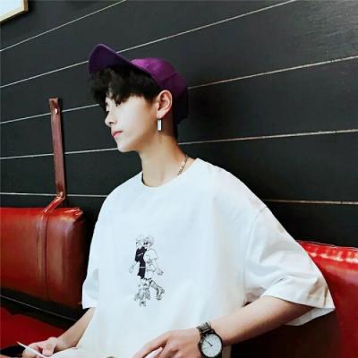 戴帽子的蓝色微信头像 男生图片