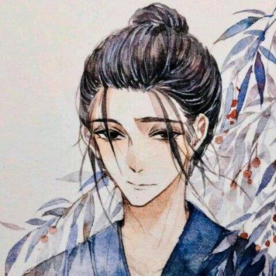 2018微信古风头像霸气猫耳面具男生头像图片