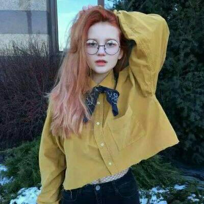 微信头像唯美女生短发图片