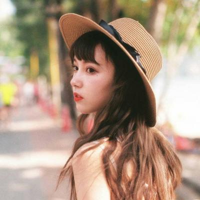 文艺头像女生复古手绘图片
