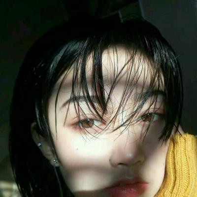 文艺头像女生复古手绘图片