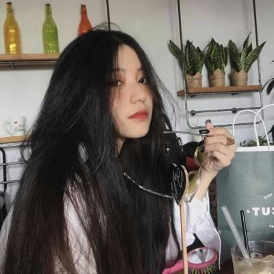 文艺头像女生复古手绘图片
