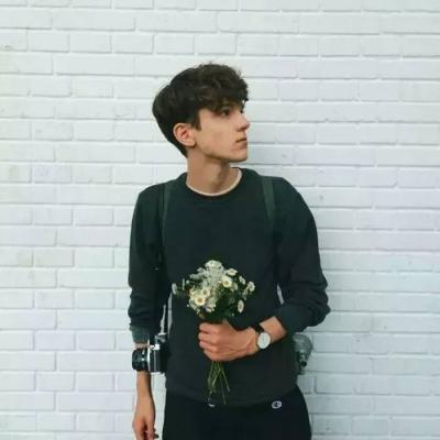 快手头像素描黑白帅气男生头像动漫图片
