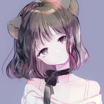 qq头像化妆女生头像图片
