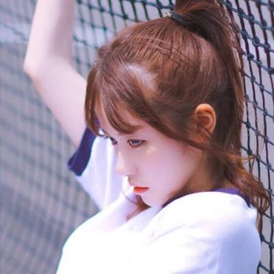 qq头像 女生 黑白图片