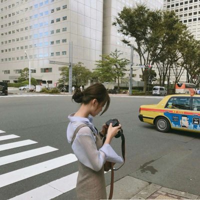 qq头像 女生 黑白图片