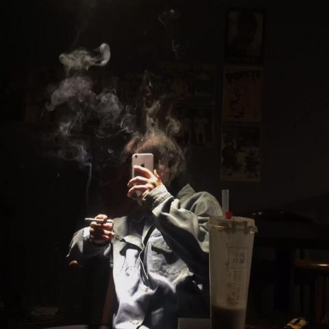 快手头像堕落 颓废的头像男生头像图片