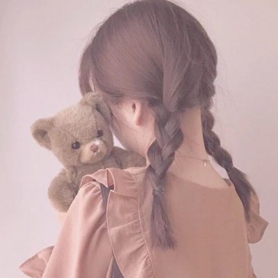 唯美背影短发女生头像图片