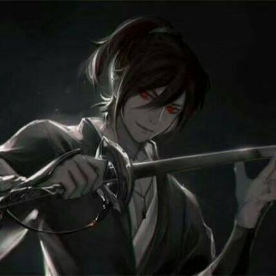 2018最流行的头像动漫男古风头像男生霸气冷酷黑白卡通图片