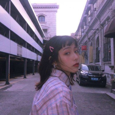 qq头像女生蓝色唯美系图片