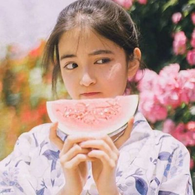 qq头像 黑白 女生图片
