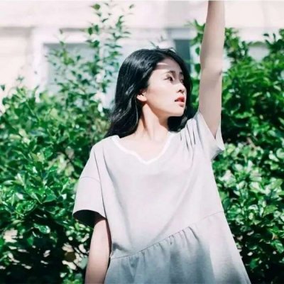 qq头像 黑白 女生图片