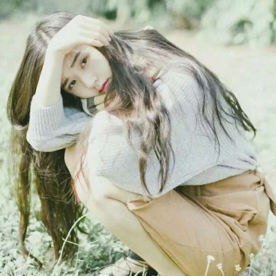 qq头像 黑白 女生图片