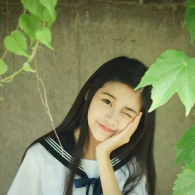 qq头像 黑白 女生图片