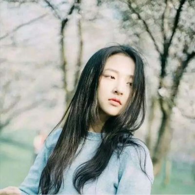 qq头像 黑白 女生图片