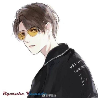 2018酷酷的动漫头像帅气比耶手势的男生头像动漫图片