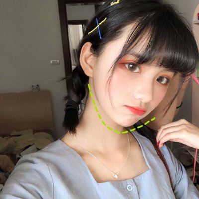 qq头像女生动漫剪刀手图片